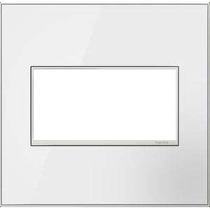 Legrand - AWM2GMW4 - Gang Wall Plate - Adorne - White