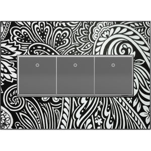 Legrand - AWM3GM4 - Three-Gang Screwless Wall Plate Trim - adorne - Magnesium