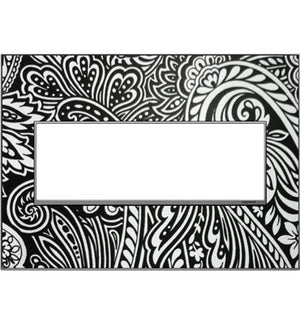 Legrand - AWM3GM4 - Three-Gang Screwless Wall Plate Trim - adorne - Magnesium