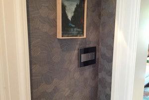 Legrand - AWM3GMB4 - Three-Gang Screwless Wall Plate - adorne - Mirror Black