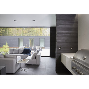 Legrand - AWM3GMB4 - Three-Gang Screwless Wall Plate - adorne - Mirror Black