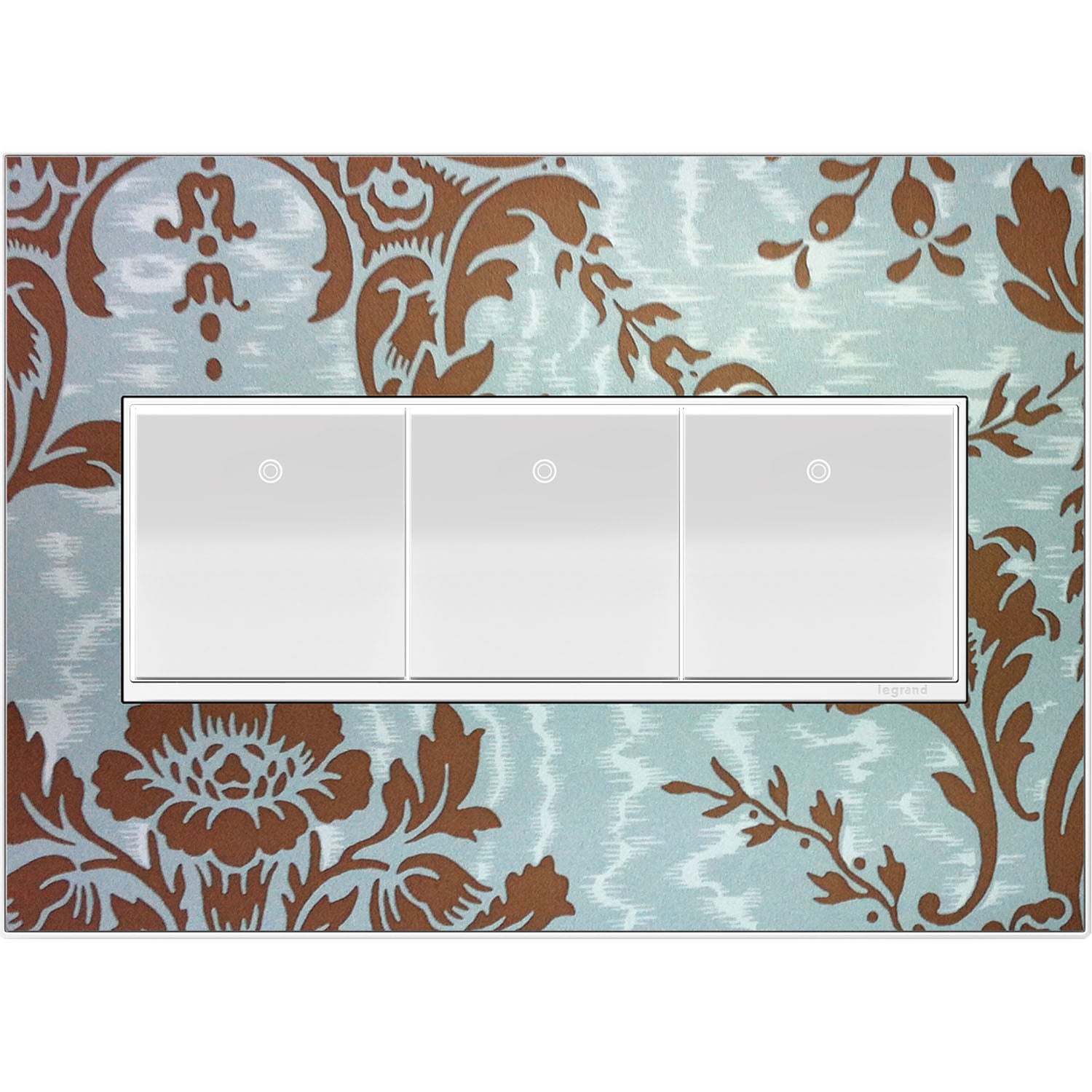 Legrand - AWM3GW4 - Three-Gang Screwless Wall Plate Trim - adorne - White