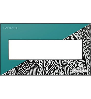Legrand - AWM4GM4 - Four-Gang Screwless Wall Plate Trim - adorne - Magnesium