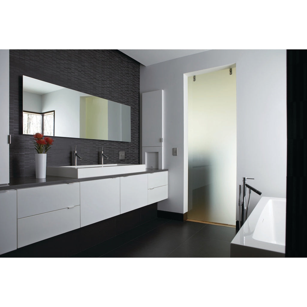 Legrand - AWM4GMS4 - Four-Gang Screwless Wall Plate - adorne - Brushed Stainless