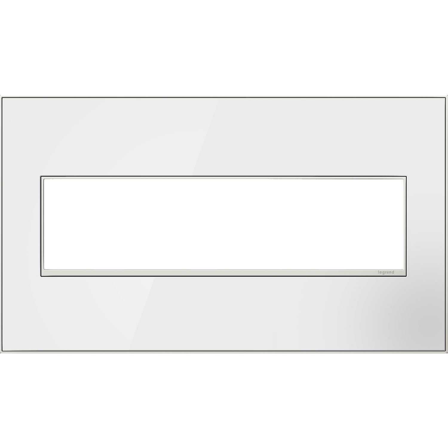 Legrand - AWM4GMW4 - Gang Wall Plate - Adorne - White