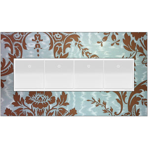 Legrand - AWM4GW4 - Four-Gang Screwless Wall Plate Trim - adorne - White