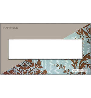 Legrand - AWM4GW4 - Four-Gang Screwless Wall Plate Trim - adorne - White