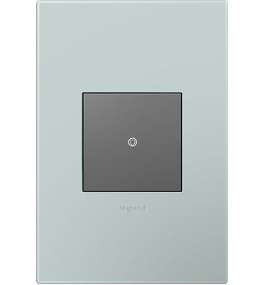 Legrand - AWP1G2BL6 - One-Gang Screwless Wall Plate - adorne - Pale Blue