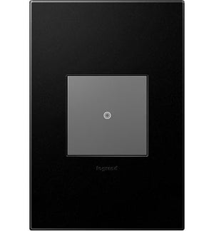 Legrand - AWP1G2GR6 - One-Gang Screwless Wall Plate with Microban - adorne - Graphite