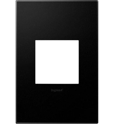 Legrand - AWP1G2GR6 - One-Gang Screwless Wall Plate with Microban - adorne - Graphite