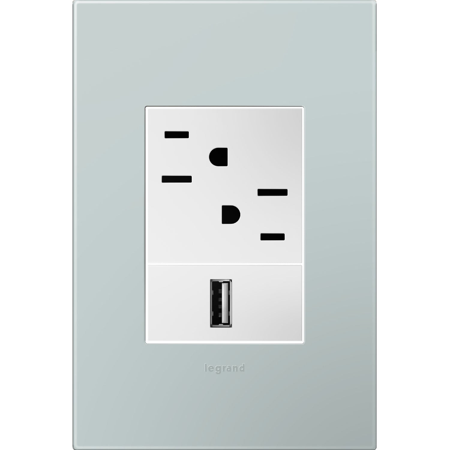 Legrand - AWP1G3BL4 - Gang Wall Plate - Adorne - Blue