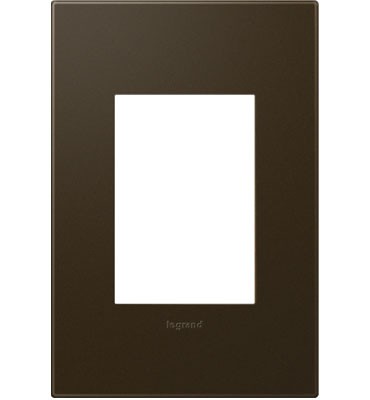 Legrand - AWP1G3BR4 - One-Gang-Plus Screwless Wall Plate - adorne - Bronze