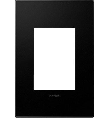 Legrand - AWP1G3GR4 - One-Gang-Plus Screwless Wall Plate with Microban - adorne - Graphite
