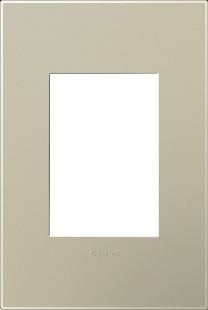 Legrand - AWP1G3TM4 - One-Gang-Plus Screwless Wall Plate - adorne - Titanium