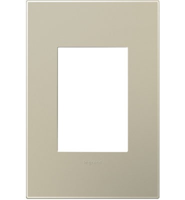 Legrand - AWP1G3TM4 - One-Gang-Plus Screwless Wall Plate - adorne - Titanium