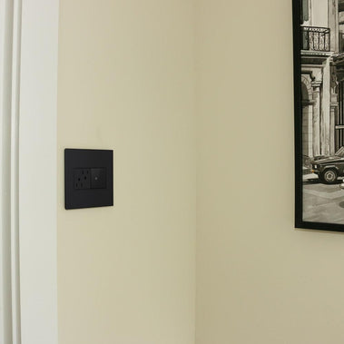 Legrand - AWP2GGR4 - Two-Gang Screwless Wall Plate with Microban - adorne - Graphite