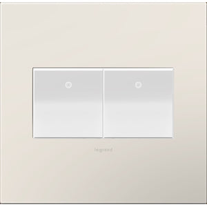 Legrand - AWP2GLA4 - Gang Wall Plate - Adorne - Satin Light Almond