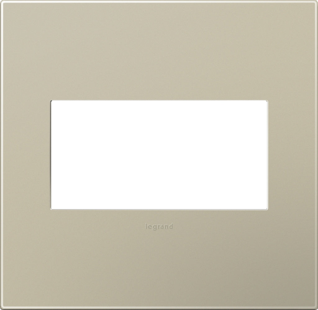 Legrand - AWP2GTM4 - Two-Gang Screwless Wall Plate - adorne - Titanium