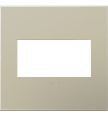 Legrand - AWP2GTM4 - Two-Gang Screwless Wall Plate - adorne - Titanium
