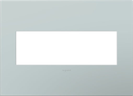 Legrand - AWP3GBL4 - Three-Gang Screwless Wall Plate - adorne - Pale Blue