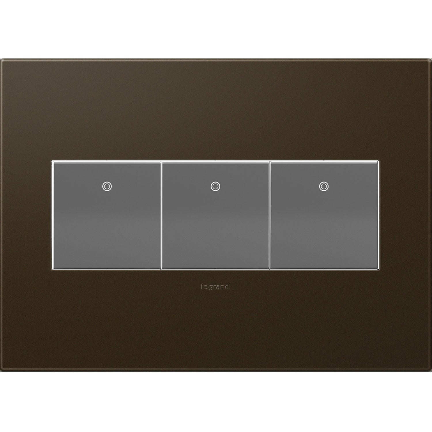 Legrand - AWP3GBR4 - Gang Wall Plate - Adorne - Bronze