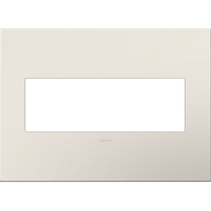 Legrand - AWP3GLA4 - Gang Wall Plate - Adorne - Satin Light Almond