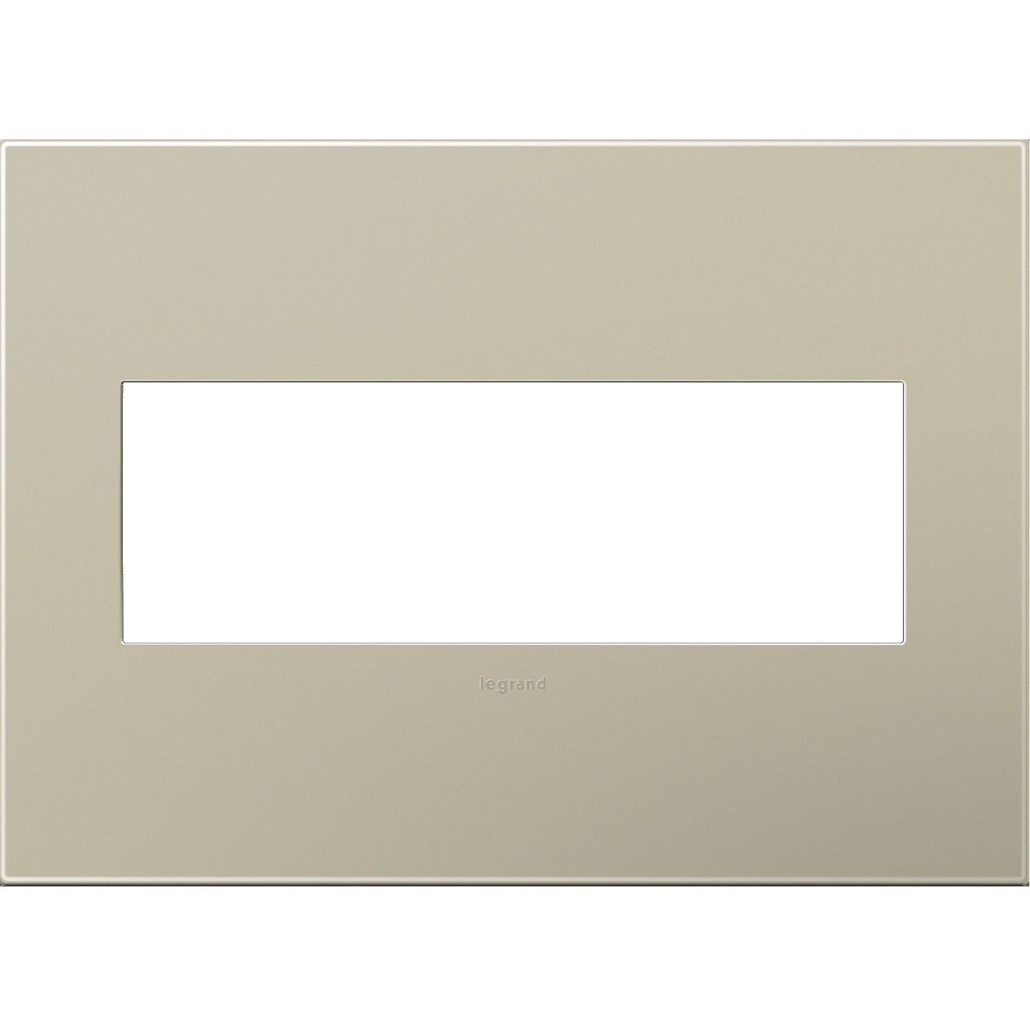 Legrand - AWP3GTM4 - Gang Wall Plate - Adorne - Titanium