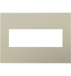 Legrand - AWP3GTM4 - Three-Gang Screwless Wall Plate - adorne - Titanium