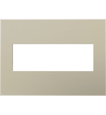 Legrand - AWP3GTM4 - Three-Gang Screwless Wall Plate - adorne - Titanium