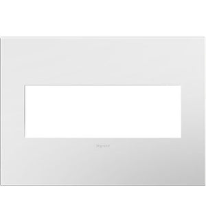 Legrand - AWP3GWH4 - Three-Gang Screwless Wall Plate with Microban - adorne - Gloss White