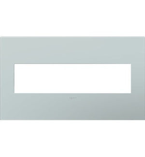 Legrand - AWP4GBL4 - Four-Gang Screwless Wall Plate - adorne - Pale Blue