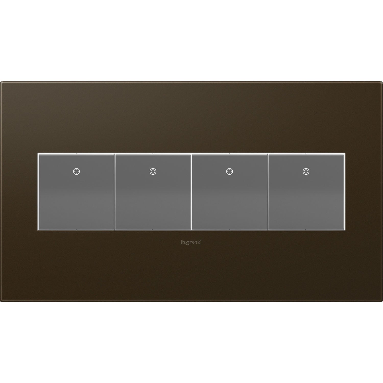 Legrand - AWP4GBR4 - Gang Wall Plate - Adorne - Bronze