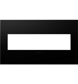Legrand - AWP4GGR4 - Four-Gang Screwless Wall Plate with Microban - adorne - Graphite