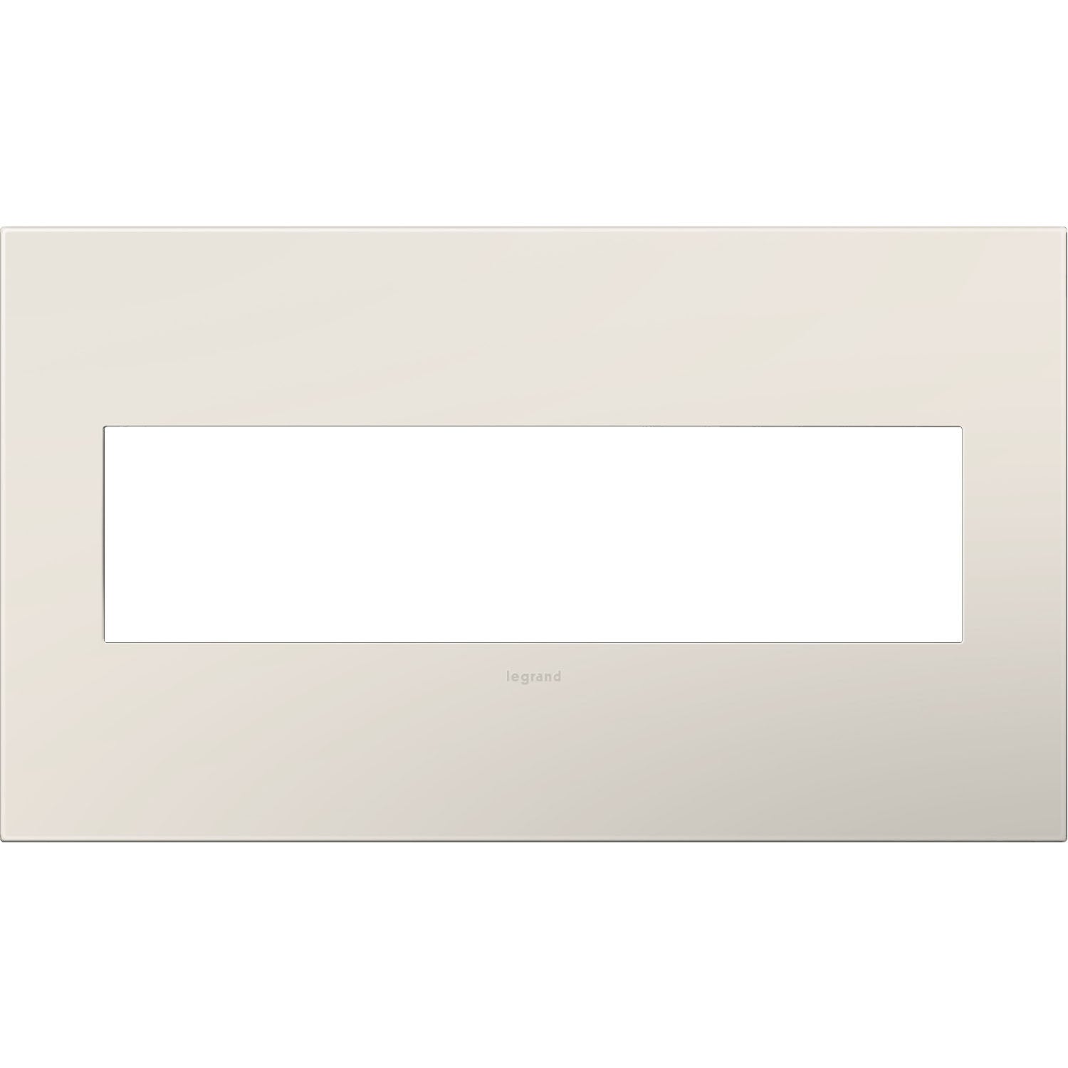 Legrand - AWP4GLA4 - Gang Wall Plate - Adorne - Satin Light Almond