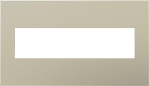 Legrand - AWP4GTM4 - Four-Gang Screwless Wall Plate - adorne - Titanium