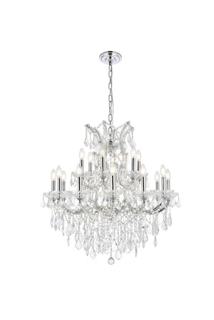 Elegant Lighting - 2800D30C/RC - 19 light Chandelier - Maria Theresa - Chrome