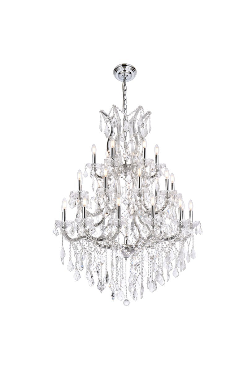 Elegant Lighting - 2800D38C/RC - 28 Light Chandelier - Maria Theresa - Chrome