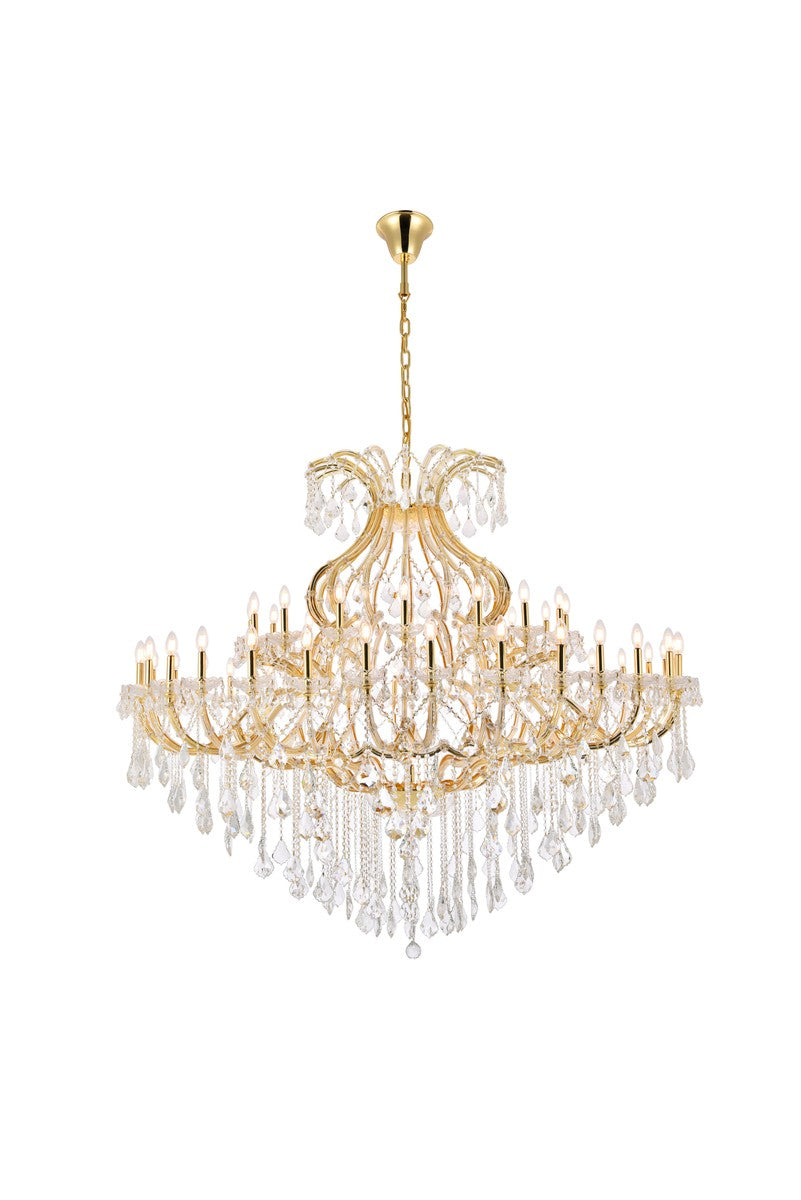 Elegant Lighting - 2800G72G/RC - 49 Light Chandelier - Maria Theresa - Gold