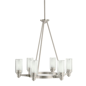 Kichler - 2344NI - Six Light Chandelier - Circolo - Brushed Nickel