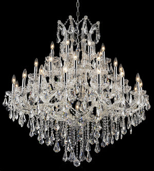 Elegant Lighting - 2801G44C/RC - 37 Light Chandelier - Maria Theresa - Chrome