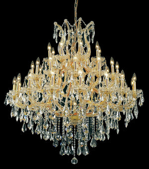 Elegant Lighting - 2801G44G/RC - 37 Light Chandelier - Maria Theresa - Gold