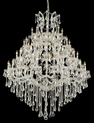 Elegant Lighting - 2801G46C/RC - 49 Light Chandelier - Maria Theresa - Chrome