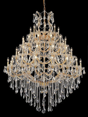 Elegant Lighting - 2801G46G/RC - 49 Light Chandelier - Maria Theresa - Gold