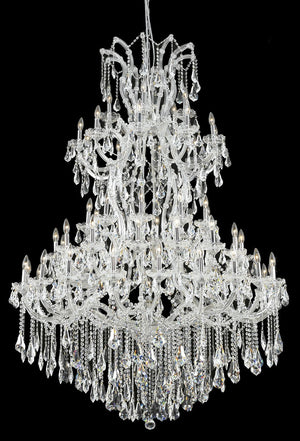 Elegant Lighting - 2801G54C/RC - 61 Light Chandelier - Maria Theresa - Chrome