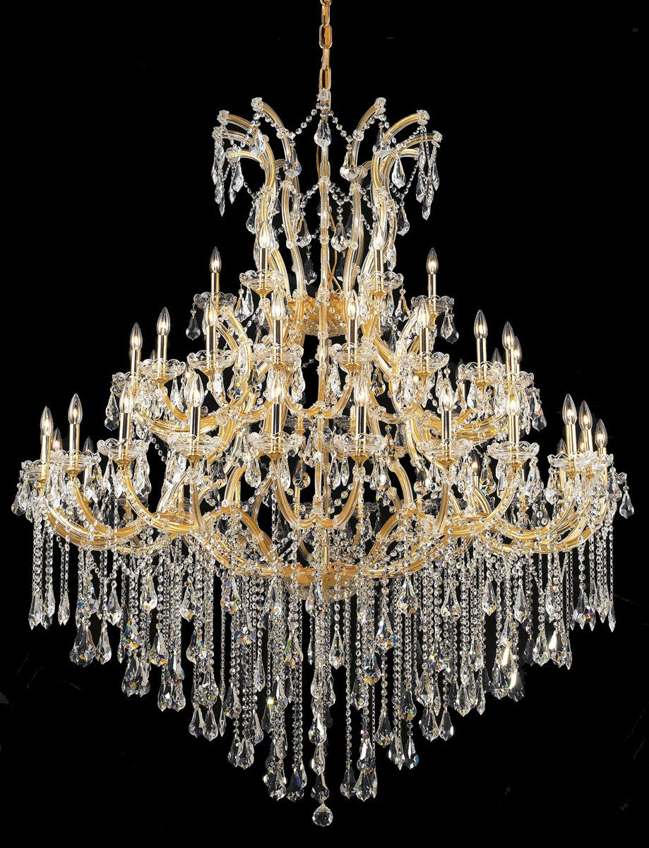 Elegant Lighting - 2801G60G/RC - 49 Light Chandelier - Maria Theresa - Gold