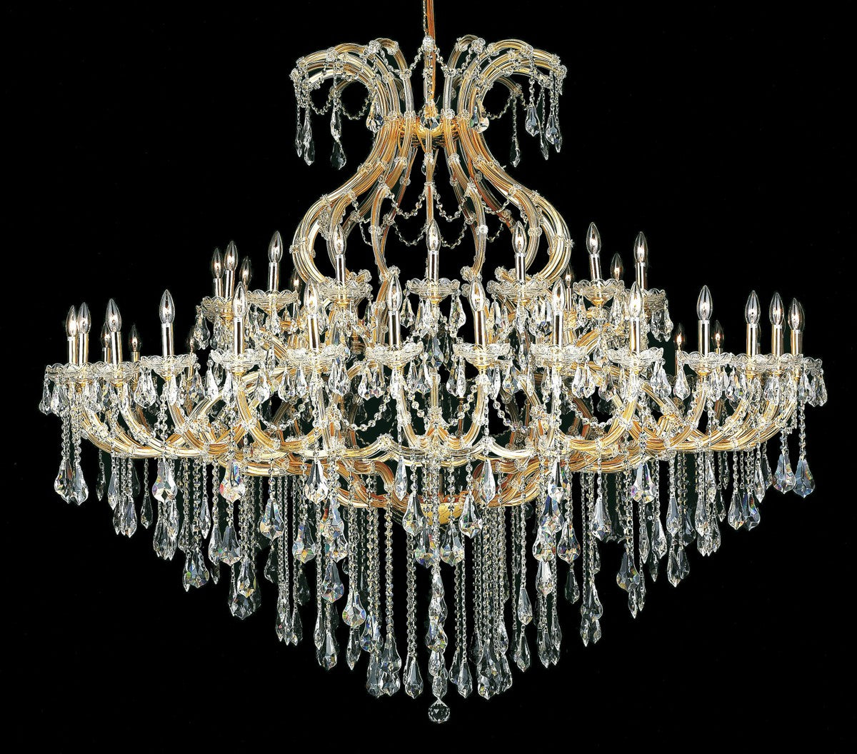 Elegant Lighting - 2801G72G/RC - 49 Light Chandelier - Maria Theresa - Gold