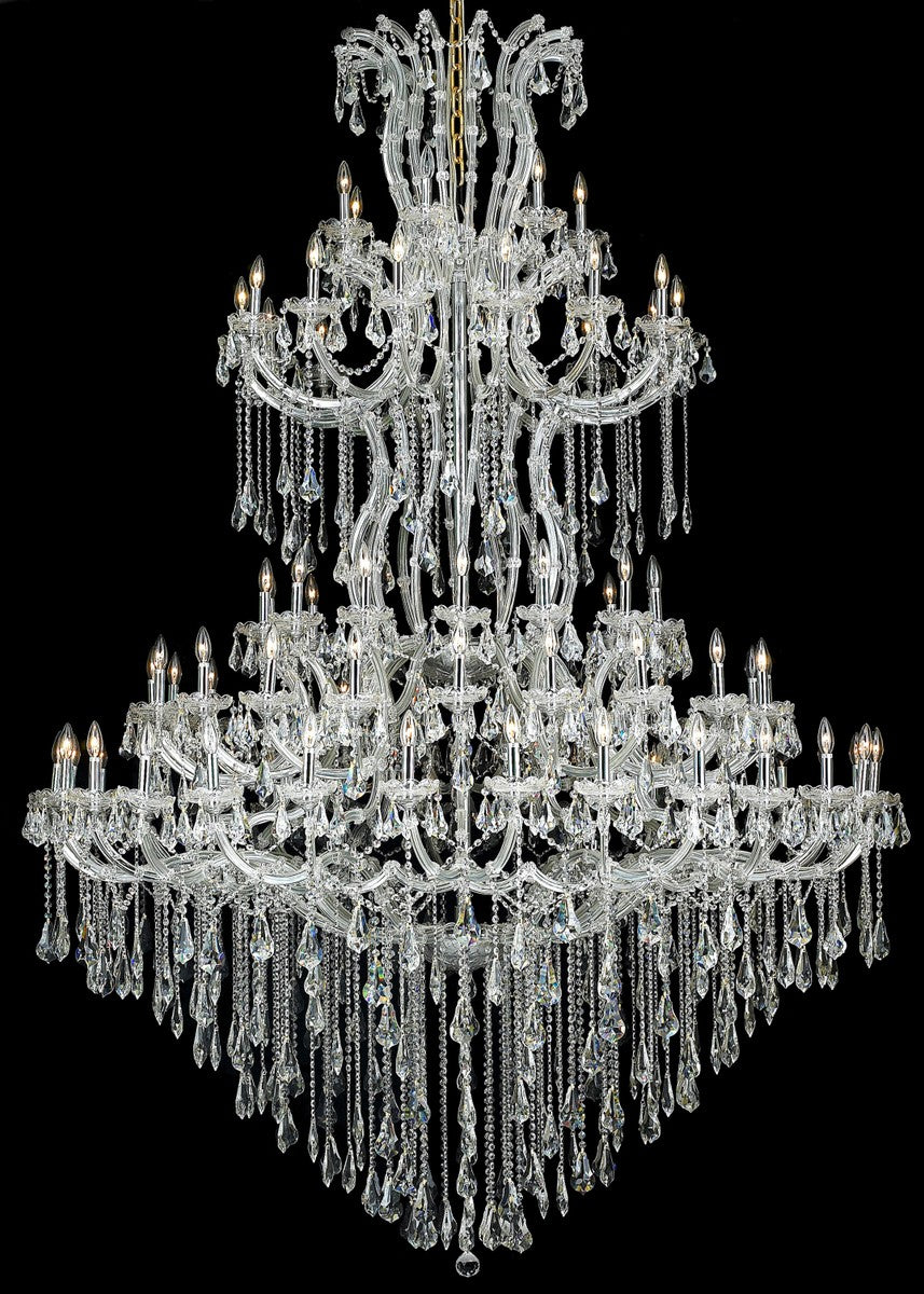 Elegant Lighting - 2801G96C/RC - 85 Light Chandelier - Maria Theresa - Chrome