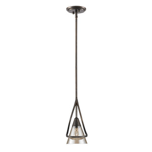 Golden - 1648-M1L BUS - One Light Mini Pendant - Olympia - Burnt Sienna