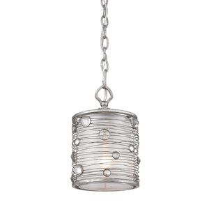 Golden - 1993-M1L PS - One Light Mini Pendant - Joia - Peruvian Silver