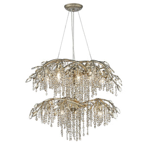 Golden - 9903-18 MG - 18 Light Chandelier - Autumn Twilight MG - Mystic Gold